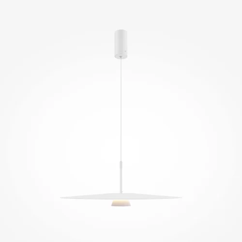Светильник подвесной LED Platte MOD352PL-L10W3K1 Maytoni белый 1 лампа, основание белое в стиле современный хай-тек  фото 4